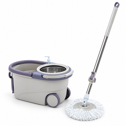 🧼 Spin Mop | Microfiber | Kitchens | Housewarming Gifts | Lavender Elegance