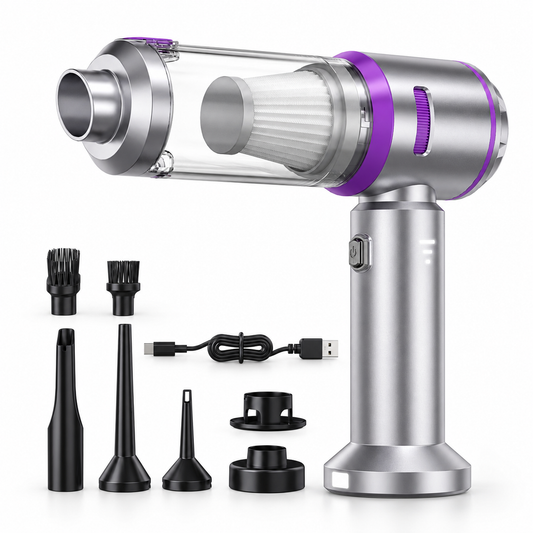 🌀 Cordless Vacuum | Silver Home Cleaning | Housewarming Gift Elegance