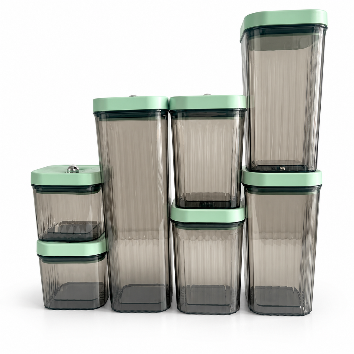 🥣 Pantry Storage | Ribbed Clear Design | Gifts for Home Cooks