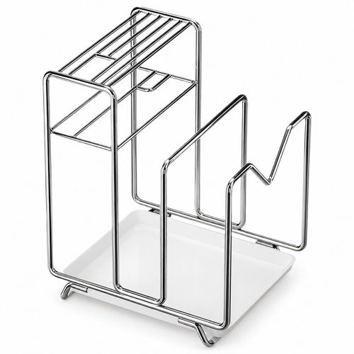 🔪 Organizer | Stainless Steel Countertop | Housewarming Gift | Sleek Silhouette