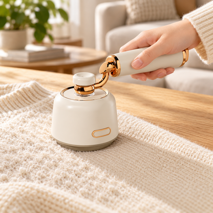 🧶 Fabric Shaver | Metal-Accented Knitwear Care | Elegant Gifts