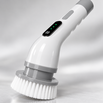 🧽 Cordless Scrubber | Plastic Body for Bathrooms | Housewarming Shine