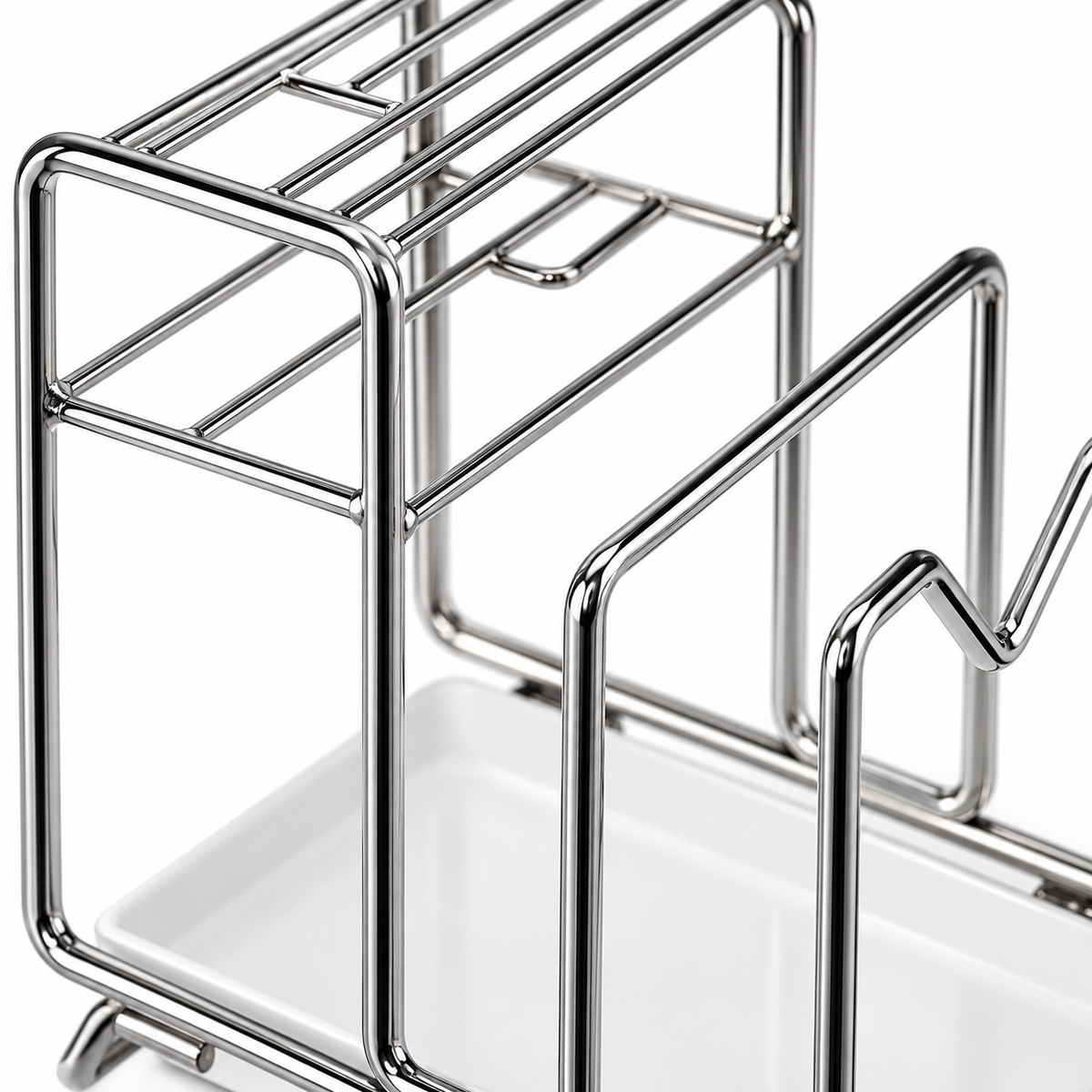 🔪 Organizer | Stainless Steel Countertop | Housewarming Gift | Sleek Silhouette