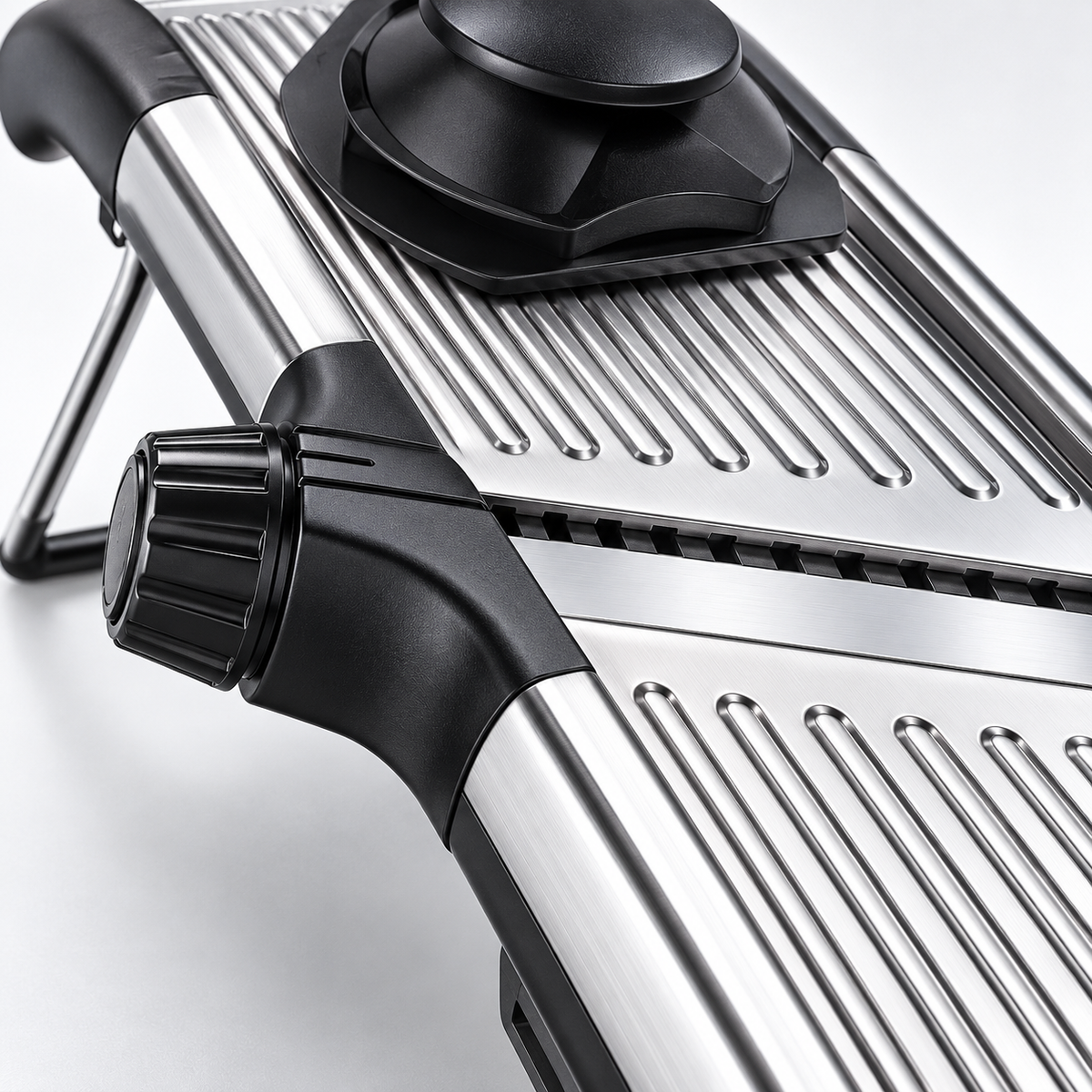 🥒 Adjustable Mandoline | Stainless Steel | Kitchen Gift | Sleek Precision