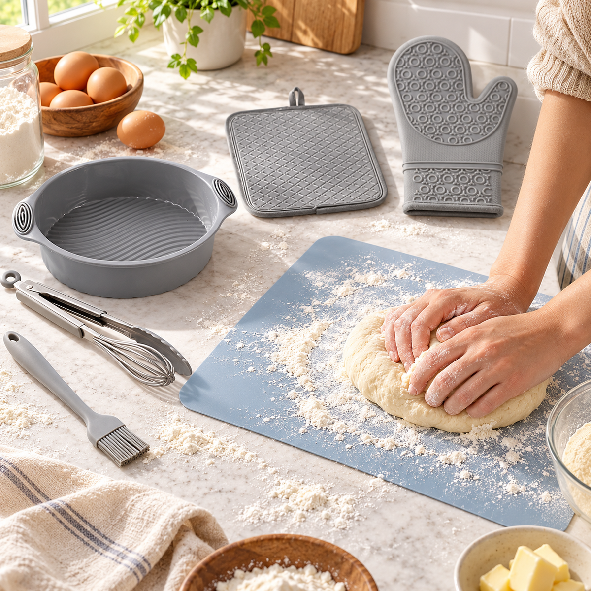 🥣 Baking Essentials | Silicone Prep | Chic Baker Gift Set