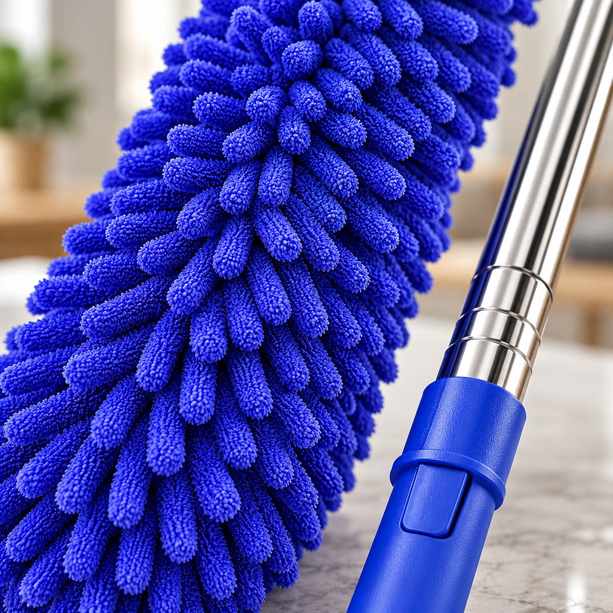 🧹 Telescopic Duster | Microfiber Ceiling Care | Homeowners’ Blue Essential