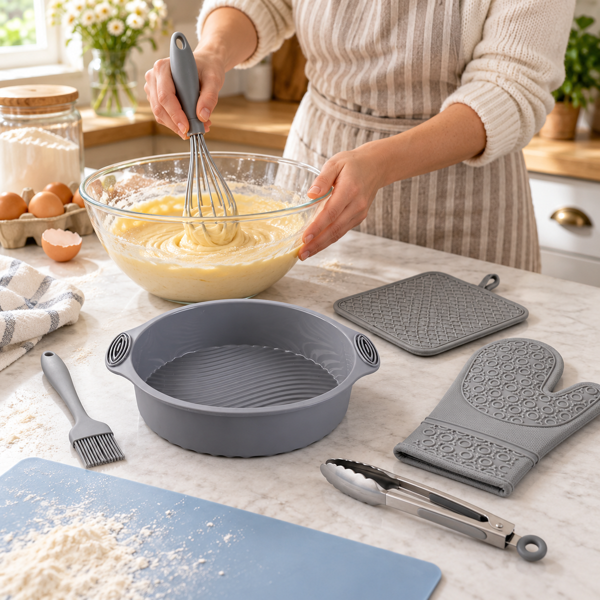 🥣 Baking Essentials | Silicone Prep | Chic Baker Gift Set