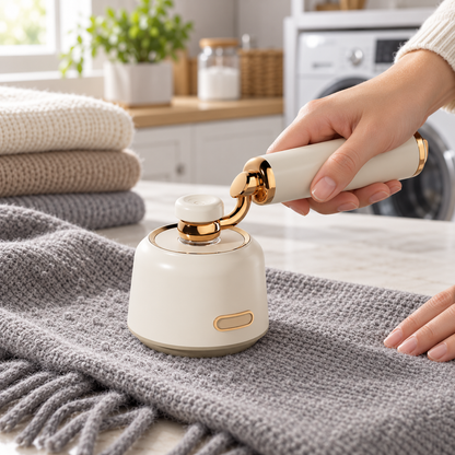🧶 Fabric Shaver | Metal-Accented Knitwear Care | Elegant Gifts