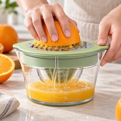 🍋 Citrus Juicer | Metal Kitchen Prep | Mint-Green Hostess Gift