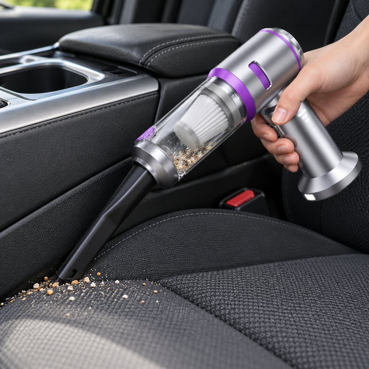 🌀 Cordless Vacuum | Silver Home Cleaning | Housewarming Gift Elegance