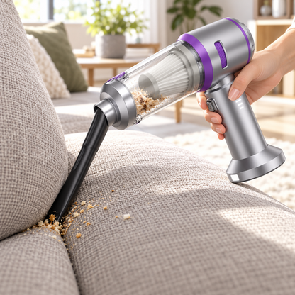 🌀 Cordless Vacuum | Silver Home Cleaning | Housewarming Gift Elegance