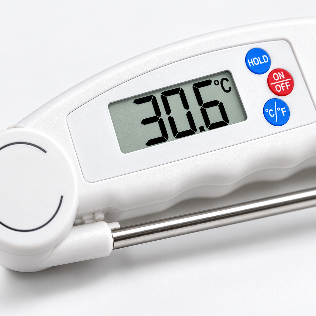 🌡️ Digital Thermometer | Stainless Steel Kitchen Tool | Fast-Read Gift